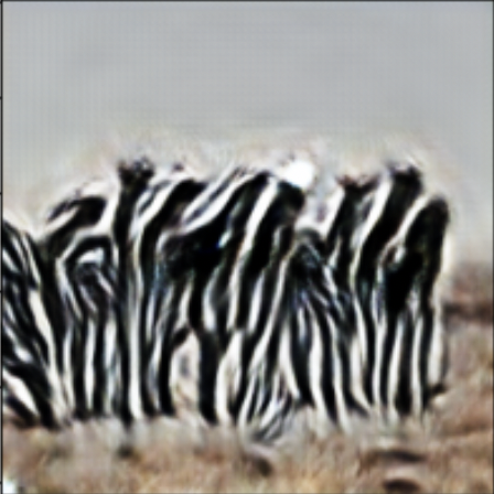 Learned image of zebras